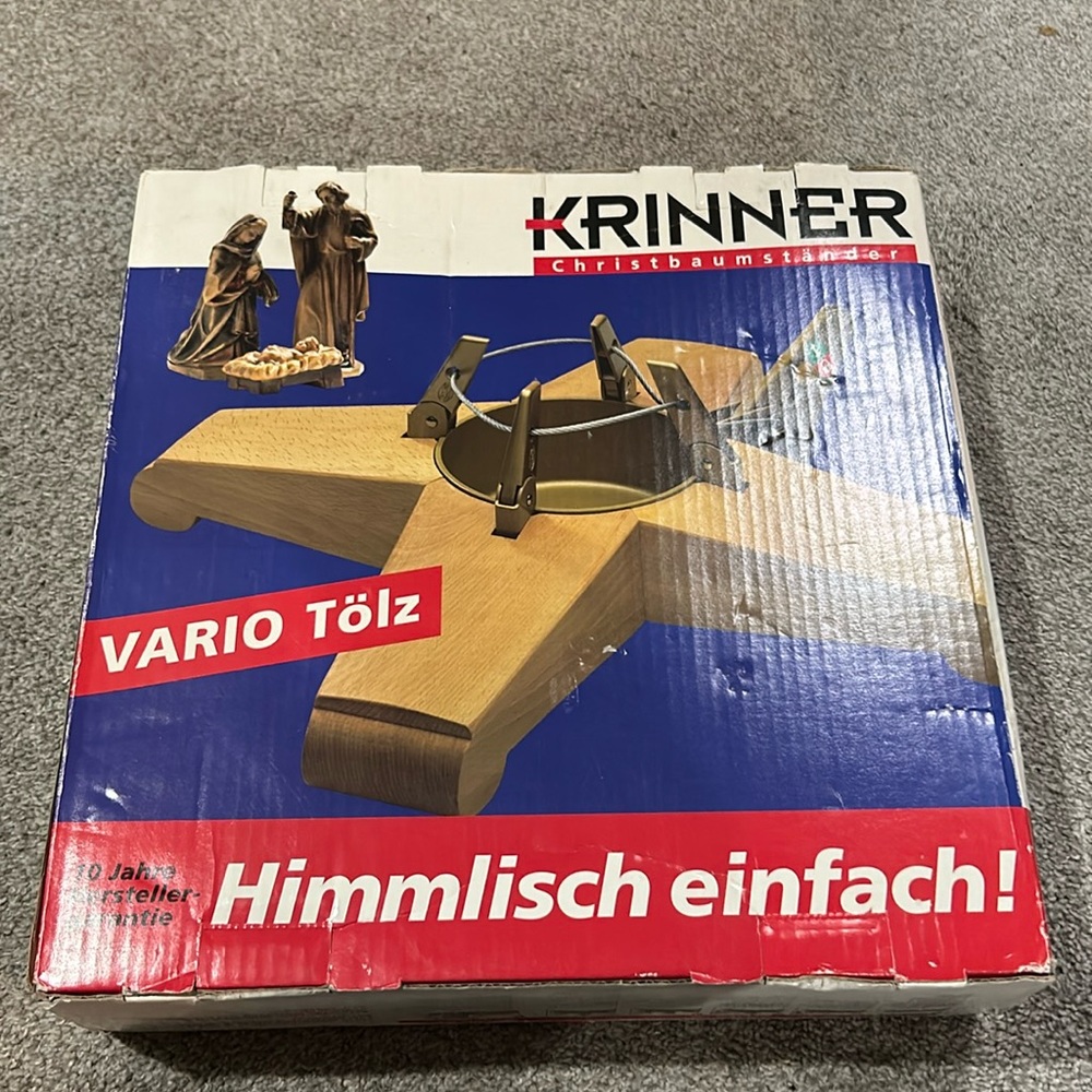 NWT Krinner Christbaumständer Vario Tölz Christmas tree stand
